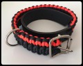 Orange/Svart Hundhalsband