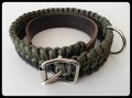 Armygrn/Svart Hundhalsband
